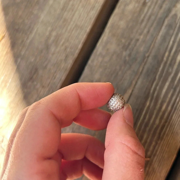 Pandora Rose gold &  cubic zirconia charm - Picture 5 of 6